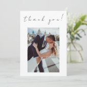 Foto Dank u Card-Twin Flame bruiloft thema- Kaart (Staand voorkant)