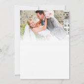 FOTO DANK U handgeschreven script gouden folie Bedankkaart (Achterkant)