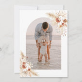 Foto Dank u kaart, Boho Verjaardag Bedankt Kaart (Voorkant)