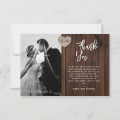 FOTO DANK U KAART RUSTIEKE HOUTEN HARTEN GESNEDEN (Voorkant)