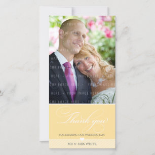 FOTO DANK U:: mooie type 2 Bedankkaart