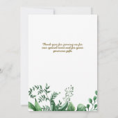 FOTO DANKJEWEL Bat Mitzvah Kaart - Zwart Goud (Achterkant)