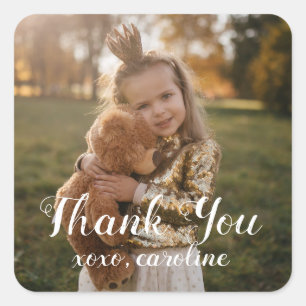 Foto Dankjewel Sticker
