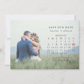 Foto: Date Calendar opslaan Save The Date (Voorkant)