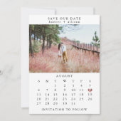Foto: Date Calendar opslaan Save The Date (Voorkant)