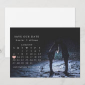 Foto: Date Calendar opslaan Save The Date (Voorkant / Achterkant)