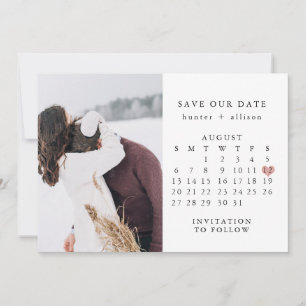 Foto: Date Calendar opslaan Save The Date