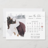 Foto: Date Calendar opslaan Save The Date (Voorkant)