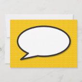 Foto: Date Fun Retro Comic Book Pop Art opslaan Save The Date (Achterkant)