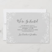 Foto: Date Hand Drawn Petite Flowers opslaan Save The Date (Achterkant)