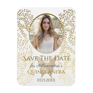 Foto: Date Quinceanera opslaan Magneet