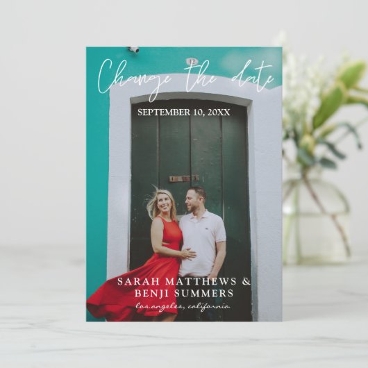 Foto - Datum wijzigen Kaart (Staand voorkant)