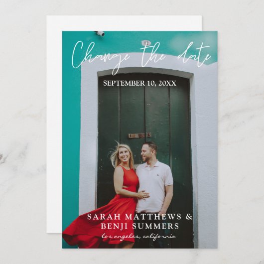 Foto - Datum wijzigen Kaart (Voorkant / Achterkant)