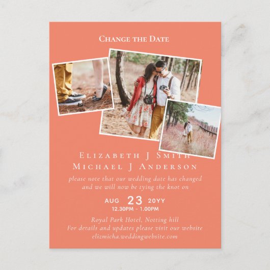 FOTO Datum Wijzigen van Afspraak Uitstel ELKE Gebe Briefkaart (Voorkant)