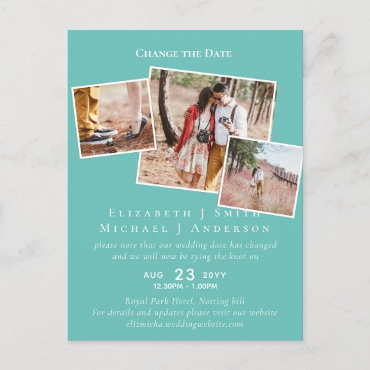 FOTO Datum Wijzigen van Afspraak Uitstel ELKE Gebe Briefkaart (Voorkant)