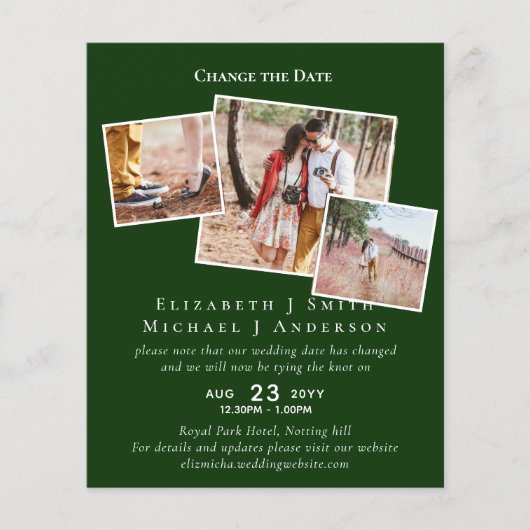 FOTO Datum Wijzigen van Evenement Uitgesteld (Voorkant)