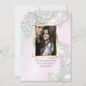 FOTO DE DATUM OPSLAAN | Wispy Pink Shimmer Kaart (Voorkant)