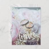 Foto: De datum voor altijd opslaan Aankondigingskaart (Voorkant / Achterkant)