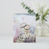 Foto: De datum voor altijd opslaan Aankondigingskaart (Staand voorkant)