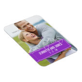 Foto De datummagneten Paarse opslaan Magneet (Rechterzijde)