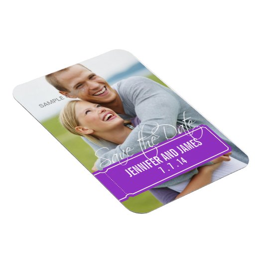 Foto De datummagneten Paarse opslaan Magneet (Rechterzijde)