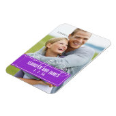 Foto De datummagneten Paarse opslaan Magneet (Linkerzijde)