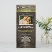 Foto De jacht is over Camo bruiloft programma's (Staand voorkant)