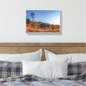 Foto - De oude windmolen Canvas Afdruk (Insitu (Slaapkamer))