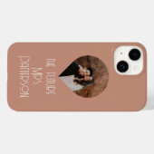 Foto De Toekomstige Mrs Modern Bruid Script Naam Case-Mate iPhone Case (Achterkant (horizontaal))