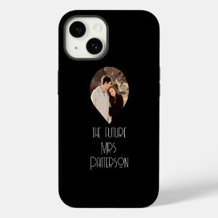 Foto De Toekomstige Mrs Modern Bruid Script Naam iPhone 14 Hoesje