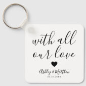 Foto delen Gastbruiloft Sleutelhanger (Voorkant)