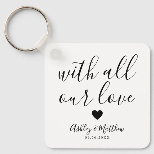 Foto delen Gastbruiloft Sleutelhanger (Voorkant)