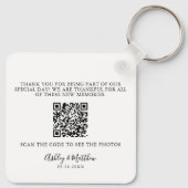 Foto delen Gastbruiloft Sleutelhanger (Achterkant)