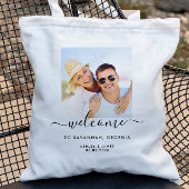 Foto Destination Wedding Weekend Welcome Bag, Tote Bag