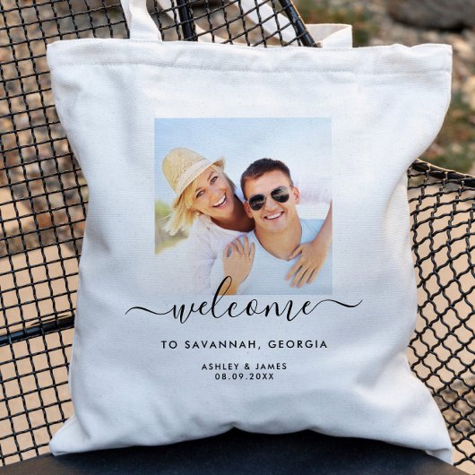 Foto Destination Wedding Weekend Welcome Bag, Tote Bag