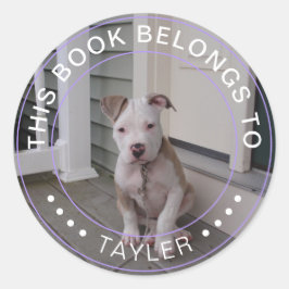 Foto Deze Boek Is Van Ronde Sticker