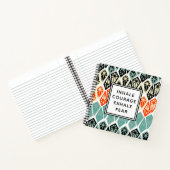 Foto Diamond Pattern Inhale Courage Exhale Fear Notitieboek (Binnen)