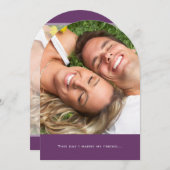 Foto die ik trouw met mijn vriendinnetje Typografi Kaart (Voorkant / Achterkant)