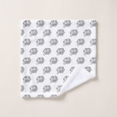 foto-dierenvriend met handtekening bad handdoek (Wasdoekje)