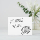 foto-dierenvriend met handtekening briefkaart (Staand voorkant)