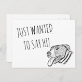 foto-dierenvriend met handtekening briefkaart (Voorkant / Achterkant)