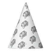 foto-dierenvriend met handtekening feesthoedjes (Links)