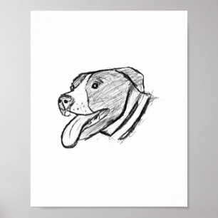 foto-dierenvriend met handtekening poster