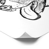 foto-dierenvriend met handtekening poster (Hoek)