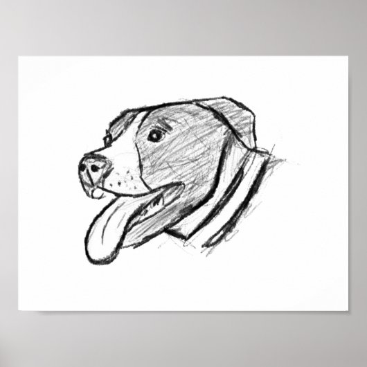 foto-dierenvriend met handtekening poster (Voorkant)