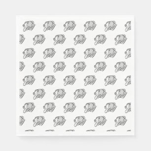 foto-dierenvriend met handtekening servet