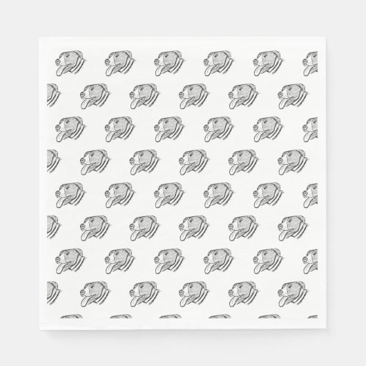 foto-dierenvriend met handtekening servet (Voorkant)