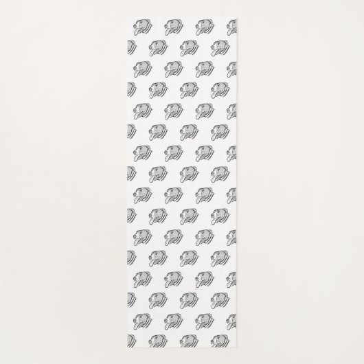 foto-dierenvriend met handtekening yogamat (Achterkant)