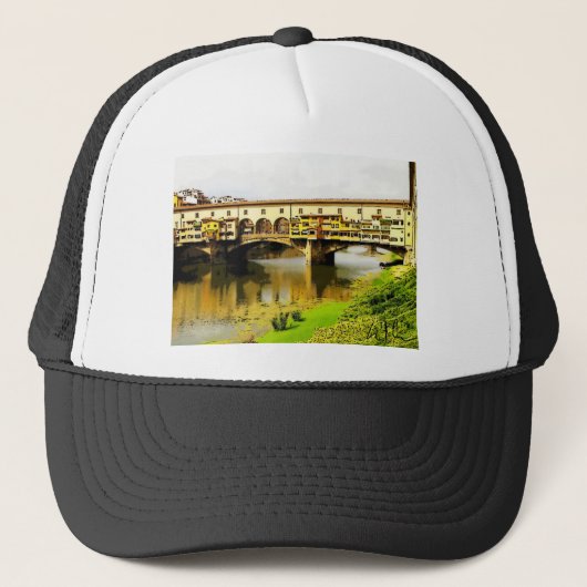 Foto-/digitale verf over en onder trucker pet (Voorkant)