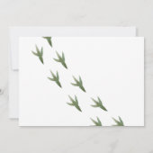 Foto Dino-Four verjaardagsuitnodiging Kaart (Achterkant)